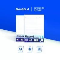 ราคา Double A Report Sheet กระดาษรายงาน ขนาด A4 หนา 80 แกรม 40 แผ่น จำหน่าย 1 แพ็ก (1731432291354969661)