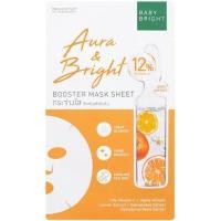 ราคา BABY BRIGHT - Aura & Bright Booster Mask Sheet 20 g. สกินแคร์ บํารุงผิวหน้า (1729714876714879363)