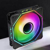 ราคา CPU Cooler, 12cm, 5V 3-pin ARGB, พัดลมระบายความร้อน CPU, PWM 4-pin 12V, พร้อมแบริ่งไฮดรอลิก FDB (1730323615881070722)