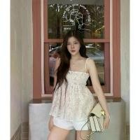 ราคา พร้อมส่ง Honey top - เสื้อสายเดี่ยวลูกไม้ เปิดหลัง Everymay (1732379490912536211)