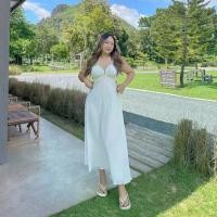 ราคา Honey Dress เดรสยาวอัดพลีท ดีเทลตะขอตัววีตรงอก ใส่แล้วเอวเอสที่สุด รุ่นนี้สวยมาก ตาแตกกก (1729744963758819454)