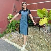 ราคา เดรสยีนส์"honey"งานยีนส์แขนสั้น(S-5xl) Clothing Women Lady (1729738840776346122)