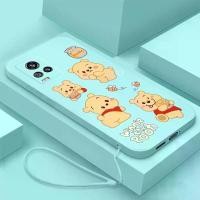 ราคา เคสโทรศัพท์, เคสสำหรับ Vivo V20 และ Vivo V20 Pro, ดีไซน์ Winnie the Pooh Honey น่ารัก, ตัวป้องกันซิลิโคนเหลว, ผิวเรียบและกันกระแทก, ฝาครอบกันชน, พร้อมเชือกเส้นเล็ก, ดีไซน์ใหม่ล่าสุด (17299953581357487
