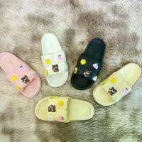 ราคา Honey รองเท้าแตะแบบสวม น้องหมี สีพาสเทล ติดหน้าการ์ตูน รองเท้านิ่ม ใส่สบาย 6603-3 (1729576442929842394)