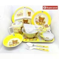 ราคา Rilakkuma Honey จานข้าว ชาม ช้อนส้อม ถาดหลุม แก้วน้ำเมลามีน ริลัคคุมะ ศรีไทยซุปเปอร์แวร์ Superware [ขายเป็นชิ้น] (1729573013289601490)
