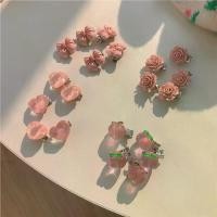 ราคา 5PCS Pink Girl Cute Series Honey Peach Rose Flower Hair Clip Hair Card Sweet Wind Camellia Lace Bow Headpiece Hair Accessories (1732286834134584115)