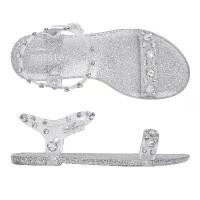 ราคา Holster Glitz Clear Glitter HST219CG รองเท้าส้นแบนแบบรัดส้น (1730277081638734409)