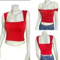 ราคา Sns354เสื้อบ่าใหญ่ไหล่ตกทรงเข้ารูปพอดีตัวยาว14ผ้ายืดวิ้งๆGlitter (1732269275062043963)