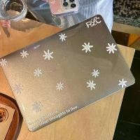ราคา เคส macbook(Glitter) white flower Air13 Pro13 M1/M2/M3 เคสสำหรับแมคบุ๊คใส A2338 A3240 A3241 M4 2025 (1731938374657280793)