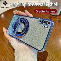 ราคา ส่งฟรี For Samsung Galaxy Note 10 Note 10+Note 10 Plus Note 20 Note 20 Plus Note 20 Ultra Stylish Wireless Charging Phone , Luxurious Gradient Color Glitter Powder Plated Phone C (1732446546385798302)