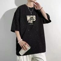 ราคา เสื้อยืดคอกลมสีดำกลิตเตอร์ (Glitter) เสื้อลำลองใส่ได้ทั้งชายและหญิง ใส่สบายมีลายมากกว่า100ลาย (1731537861174789739)