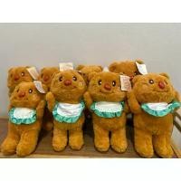 ราคา ตุ๊กตาหมีเนย 9 นิ้ว ผ้ากันเปื้อนถอดได้ butter bear จมูกหมุนได้ plush toys สวัสดิการสด (1732268376163779770)