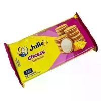 ราคา Julie's Peanut Butter Sandwich Biscuit ขนมปังกรอบสอดไส้ครีมเนยถั่ว ตรา จูลี่ส์ (1732007455349573706)