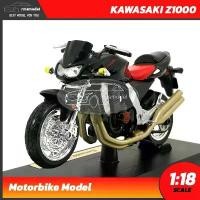 ราคา โมเดลบิ๊กไบค์ KAWASAKI Z1000 สีดำ (Scale 1:18) โมเดลมอเตอร์ไซด์ Z1000 ประกอบสำเร็จ พร้อมฐานตั้งโชว์ (1731283821936018806)