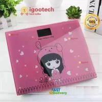 ราคา igootech เครื่องชั่งน้ำหนักดิจิตอล ลายหมี สีชมพู เครื่องชั่งน้ำหนัก ที่ชั่งน้ำหนัก digital weight scale (1729647064966072890)