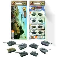 ราคา COD โฟว์ดีโมเดล โมเดลประกอบรถถังประจัญบาน2in1 รถถังมินิ 4D Model Mini Tank Scale 1:144 (1732331576417553392)
