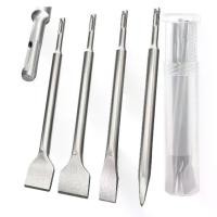ราคา 4PCS สำหรับ SDS PLUS Flat Chisel Point Bit Drill Hammer Drill Bit คอนกรีต (1732494149891098432)