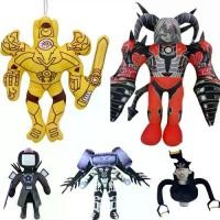 ราคา ตุ๊กตายัดไส้, Skibidi โถสุขภัณฑ์ไททันส์ผู้ชายทีวีอัพเกรด Drillman Drill ผู้ชายผู้หญิงช่างภาพลำโพงนาฬิกาผู้ชายลำโพงตุ๊กตานุ่มของเล่น (1730212950267759567)