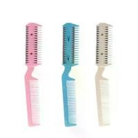 ราคา (ยกโหล 12ชิ้น) หวีซอย 2 ใบมีด หวีซอยผม เปลี่ยนใบมีดได้ ซอยผม ในด้ามเดียว สไลด์ผม ตกแต่ง ง่ายต่อการใช้งาน J109 hot comb (1731351461852121679)