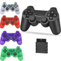 ราคา Gamepad สั่นคอมสำหรับ Sony PS2, ตัวควบคุมการเล่นเกม, จอยสติ๊กสำหรับ Playstation 2, จอยแพด PC, USB, คอนโทรลเลอร์เกม (1731025722513197343)