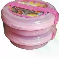 ราคา ชั้น 2 อาหาร ปิ่นโต ชั้น(สีชมพู) จำนวน 1 ใบ กล่อง ข้าว กล่องโมชิ ถ rice cooker ก ร ลีโอ ไฟฟ้า ล อ ง ข ว กระปุก lunch box ปิ่น โตเก็บ ห่อ จุ่ม เก็บ เล็ก ใส่ ทัพเพอร์แวร์ ช้อนส้อม น่ารัก ช้อน กลาง (1731
