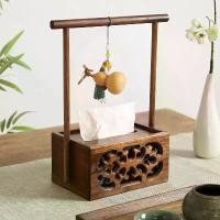 ราคา สไตล์ใหม่ กล่องทิชชู่ไม้สัก กล่องใส่กระดาษชำระ ลายไทย สไตล์วินเทจ เหมาะสำหรับห้องนั่งเล่น ร้านกาแฟ ร้านSPA (1730367944333429359)