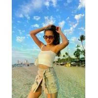 ราคา เสื้อครอปสปาเก็ตตี้ Spa top เสื้อครอปสายเดี่ยวสปาเก็ตตี้ ผ้า2ชั้น (1729622071989144254)