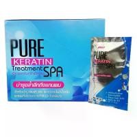 ราคา (แบบกล่อง) Top Secret Pure Keratin Treatment Spa ท็อป ซีเคล็ท เพรียว เคราติน ทรีทเม้นท์ สปา 1 กล่อง (บรรจุ 30 มล. x 24 ซอง) (1731831515447264953)