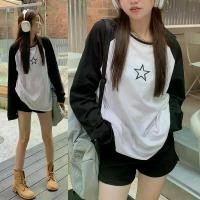 ราคา Chili*พร้อมส่ง*เสื้อยืดแขนยาว ดาว สไตล์เกาหลี เสื้อผ้าแฟชั่น ใส่คู่ใส่เที่ยวใส่เป็นแฟชั่นสวยๆหล่อๆได้เลย#2442 ผู้หญิง Clothing (1729666515052103864)