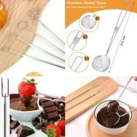 ราคา แนะนำวันนี้ อุปกรณ์ stainless สำหรับตกแต่ง ตัก ช็อคโกแลต Premium Chocolate Candy Sauce Decorating Tool Fondue Forks DIY Candy Melts (1731887208954758188)