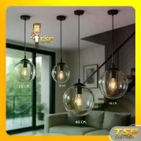 ราคา TSP Lighting |โคมไฟห้อย โคมไฟติดเพดานแก้วใสทรงกลม ตกแต่งห้องนั่งเล่น สไตล์โมเดิร์น โคมไฟตกแต่งบ้าน จัดส่งจากกทม (1732438670885947304)