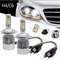 ราคา หลอดไฟหน้ารถ LED C6 ขั้ว H4 H11 ความสว่าง 6000K ระบบ Lighting Focus ( 1 คู่ ) (1731623859640960248)