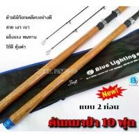 ราคา คันหมาป่า (LINE WINDER) 10ฟุต คันเบ็ดตกปลา คันตกปลาหน้าดิน คันเบ็ดตกสวาย แบบ2ท่อน รุ่น Blue Lighting เวท10-20LB. (1731052538499401971)