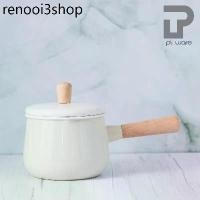 ราคา หม้อ หม้อด้ามเคลือบอินาเมล หม้อเคลือบ หม้อด้าม ตรานกเพนกวิน ขนาด 1.5ลิตร สีวานิลลา (Vanilla) (1731628353062536719)