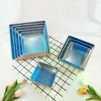 ราคา ถาดอบขนม อย่างหนา 0.6 มิล ถาดอลูมิเนียมขอบสูง ถาดอบ ถาดอบเค้กสี่เหลี่ยมจตุรัส พิมพ์เค้กสี่เหลี่ยม Cake tray (1729685723589020281)