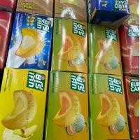 ราคา EURO CAKE ยูโร่ พัฟเค้กสอดไส้ครีม (1 กล่อง12 ชิ้น ) (1730825190697503344)