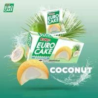 ราคา (รสใหม่ ยูโร่เค้ก มะพร้าว) EURO Cake ยูโร่เค้ก พัฟเค้กสอดไส้ มะพร้าว เค้กมะพร้าว 17กรัมx12ซอง/กล่อง (1730571268288449055)