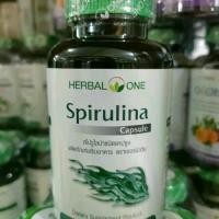 ราคา Spirulina สาหร่ายสไปรูไลน่า (สาหร่ายเกลียวทอง) อ้วยอันโอสถ / Herbal One (1731796171676551049)