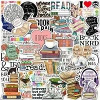 ราคา สติ๊กเกอร์หนังสือ 50 ชิ้น สำหรับ Kindle สติ๊กเกอร์อ่านหนังสือ Kindle สำหรับเคสเครื่องอ่านหนังสืออิเล็กทรอนิกส์ หนังสือ ขวดน้ำ แล็ปท็อป ของขวัญเครื่องประดับสำหรับคนรักหนังสือ เหมา (1731896828585411621)