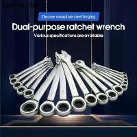 ราคา ประแจแหวนข้างประแจ ปากตายข้าง เบอร์ 8 10 12 14 17 19 Dual Purpose Ratchet Wrench พกพาเก็บง่าย ใช้กับงานซ่อมทั่วไป (1730881646713932781)