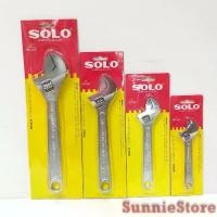 ราคา SOLO No.624 ประแจเลื่อน โซโล 6-12 นิ้ว กุญแจเลื่อน Adjustable Wrench (1730259683691760344)