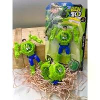 ราคา นาฬิกาเด็ก นาฬิกามีไฟฉาย เปลี่ยนภาพได้ นาฬิกาการ์ตูน Ben10 kitty frozen จัดส่งฟรี กทม (1731074160111946159)