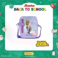 ราคา Bata บาจา กระเป๋าสะพายเด็ก สะพายข้าง ปรับระดับได้ สำหรับเด็กผู้หญิง รุ่น Baby Frozen สีม่วง 9929348 (1731229345143162522)