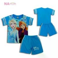 ราคา Disney ชุดเซตเด็ก ชุดเสื้อกางเกงกีฬา ลายการ์ตูน Frozen โฟรเซ่น จาก NADreams สีฟ้า (1730198770233477950)
