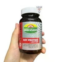 ราคา BANNER Soy Protein + Lecithin 60 Capsules ( แบนเนอร์ โปรตีน 18 Important & Essential Amino Acid ) (1731075741578201878)