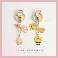 ราคา พวงกุญแจ SpongeBob Pie Star, Ins น่ารัก Niche คู่รัก แฟน พวงกุญแจ, จี้กระเป๋านักเรียน, พวงกุญแจ (1730604074875259174)