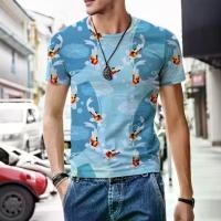 ราคา เสื้อยืด ลายปลาคราฟนำโชค แขนสั้น พิมพ์ลาย 3 มิติ ทรงหลวม เสื้อผ้าทุกเพศ สถานีอิสระ การค้าต่างประเทศ option วัยรุ่น plain lacroix (1732250937474188354)