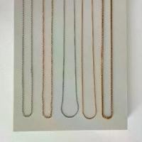 ราคา Plain Chain Necklace สร้อยคอเปล่าลายโซ่ สแตนเลส ที่นิยมมากที่สุด (1732269687959291658)