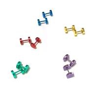 ราคา ต่างหู Gothic Barbell Earring Fashion Round Plain Men Stud Earring Jewelry 2 ชิ้น (1731051570786765367)