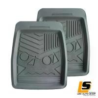 ราคา LEOMAX ถาดปูพื้นรถยนต์ พรมปูพื้นรถยนต์ PVC รุ่น Spirit ไลอ้อน สำหรับด้านหน้า สีเทา 2 ชิ้น (1731042279016335410)